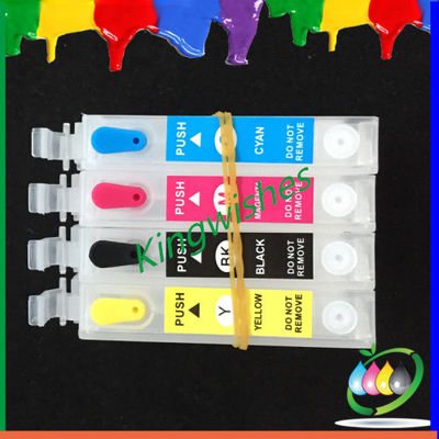 printer ink cartridge for Epson XP-400 4 color refillable cartridge with chip