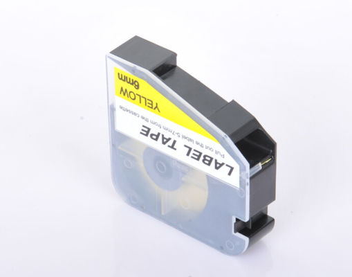 transportation label tape cartridge 12mm sticky label maker black tape