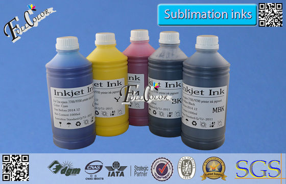 Tinta de impresión de la transferencia de calor para Epson 7700 tinta de la sublimación de 9700 impresoras