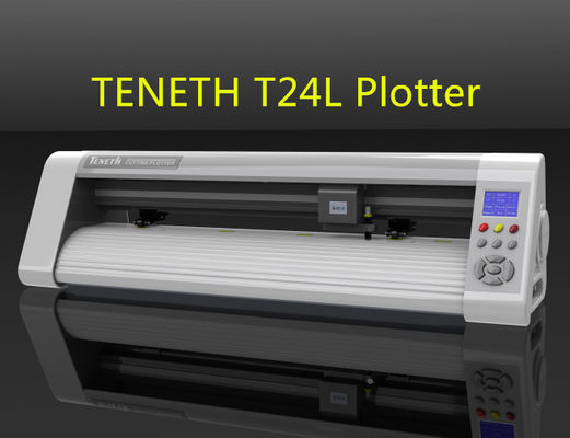 24'' Vinyl Contour Cutting Plotter T24L USB Output Directly 5 - 500g