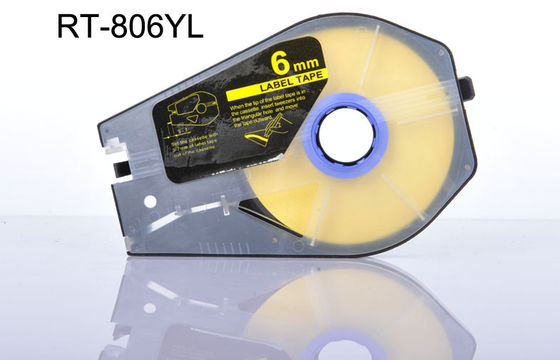 Length 30m Printer Spare Parts label tape yellow for Wire Marking Machine