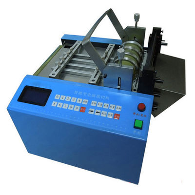 Caliente la cortadora del tubo del encogimiento LM-100S, dispensador automático de la cinta, cortadora plástica del tubo