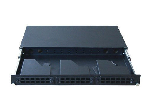 MPO fiber patch panel,MPO cassette patch panel，MPO to LC patch panel,1U 19 inch,72 fiber