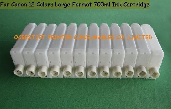700ml κενές κασέτες μελανιού εκτυπωτών της Canon μελανιού χρωστικών ουσιών, κασέτα μελανιού της Canon IPF8000