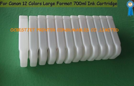 700ml κενές κασέτες μελανιού εκτυπωτών της Canon μελανιού χρωστικών ουσιών, κασέτα μελανιού της Canon IPF8000