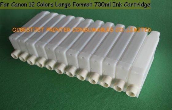 700ml κενές κασέτες μελανιού εκτυπωτών της Canon μελανιού χρωστικών ουσιών, κασέτα μελανιού της Canon IPF8000