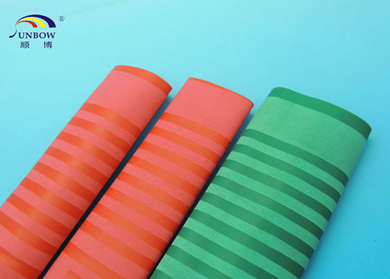 Tnin Wall Polyolefin Heat Shrink Tube , Heat Shrinking Tubing 15mm - 50mm Inner Dia